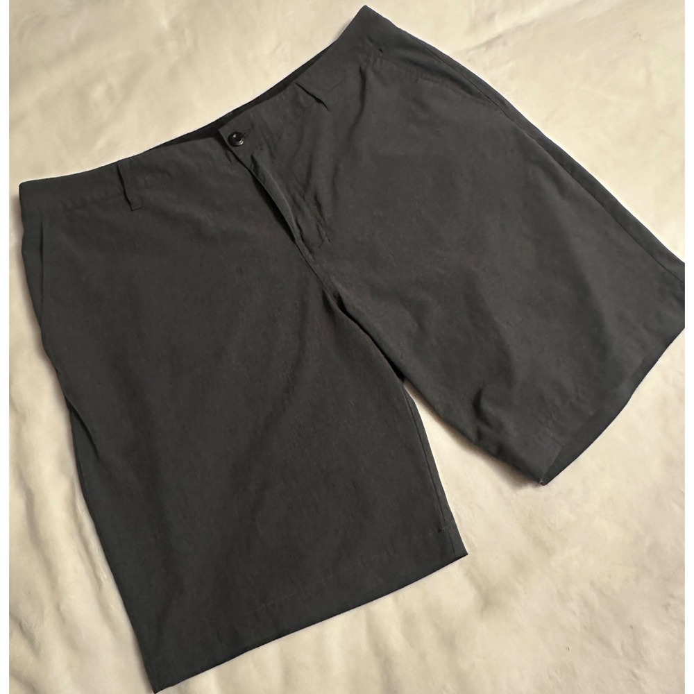RSQ‎ Mens Hybrid Shorts Size 36 Charcoal Gray Repreve Stretch Board Shorts Golf